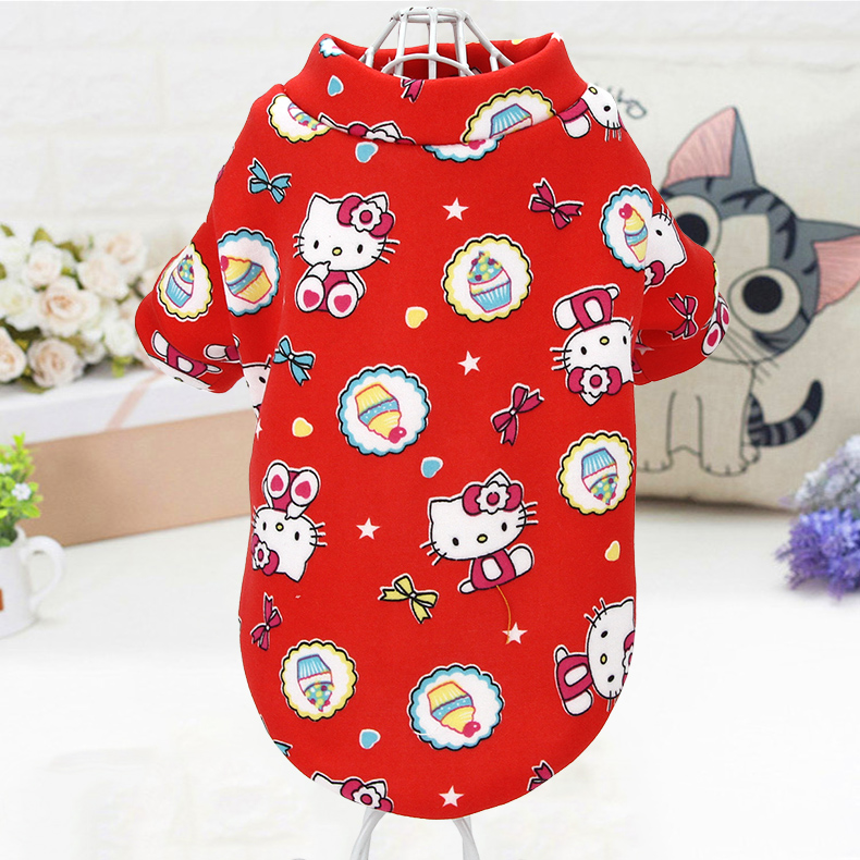 Quần áo chó mùa thu và quần áo mùa đông mới Teddy nhỏ chó mèo quần áo thú cưng hai chân quần áo chó con quần áo chó con cộng với nhung - Quần áo & phụ kiện thú cưng quần áo cho chó