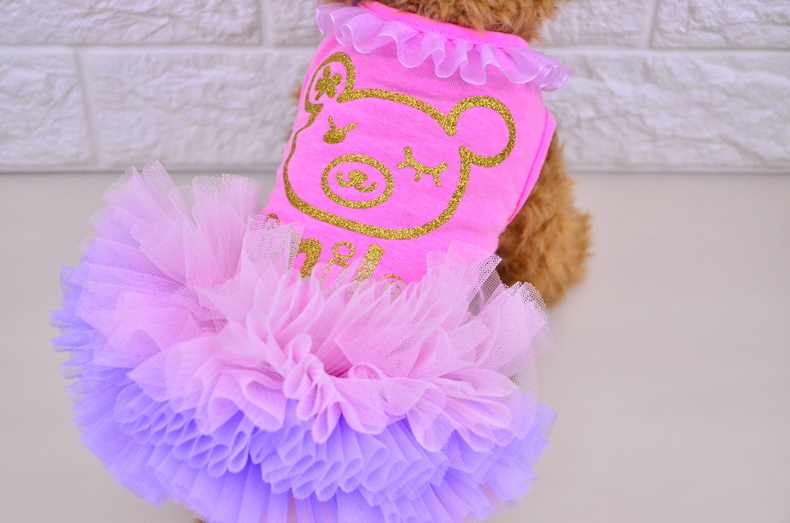 Teddy dog ​​quần áo mùa hè gấu tutu hơn gấu chihuahua chó nhỏ chó con quần áo thú cưng - Quần áo & phụ kiện thú cưng mũ chó
