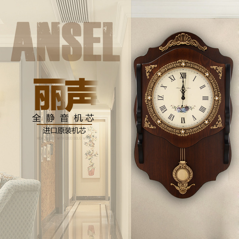 美式黄铜挂钟:复古时尚,点亮你的家居装饰新风尚 -挂钟-淘宝百科网