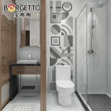 Бонге керамический кирпичный туалетный фоновый фон стена ванная комната ванная кирпич кирпич северный европейский анти -скользи на заказ водяной нож плитка пола на пол