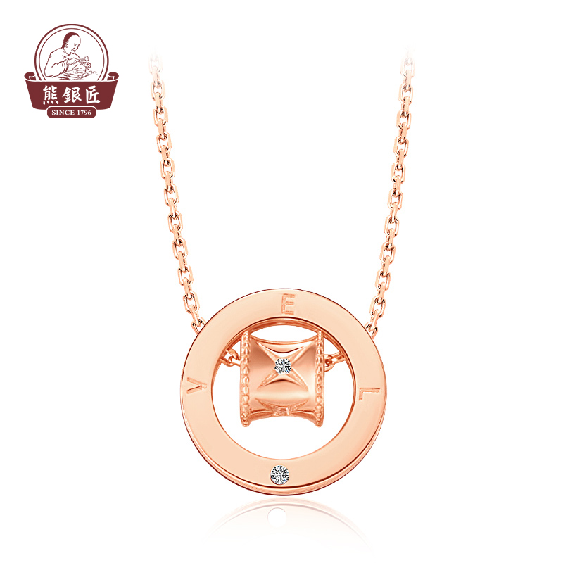 Bear Silver Smith 925 Silver Love Letters Necklace Collarbone Chain Brief Air Quality Light Lavish Design Sensation Necklaces Memorial Gift