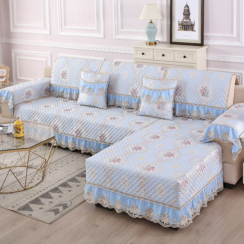 Warm Love Eu Style Sofa Cushion Combined Sofa Hood Suit Full Bag Non-slip Sofa Cover Sofa Towel Backrest