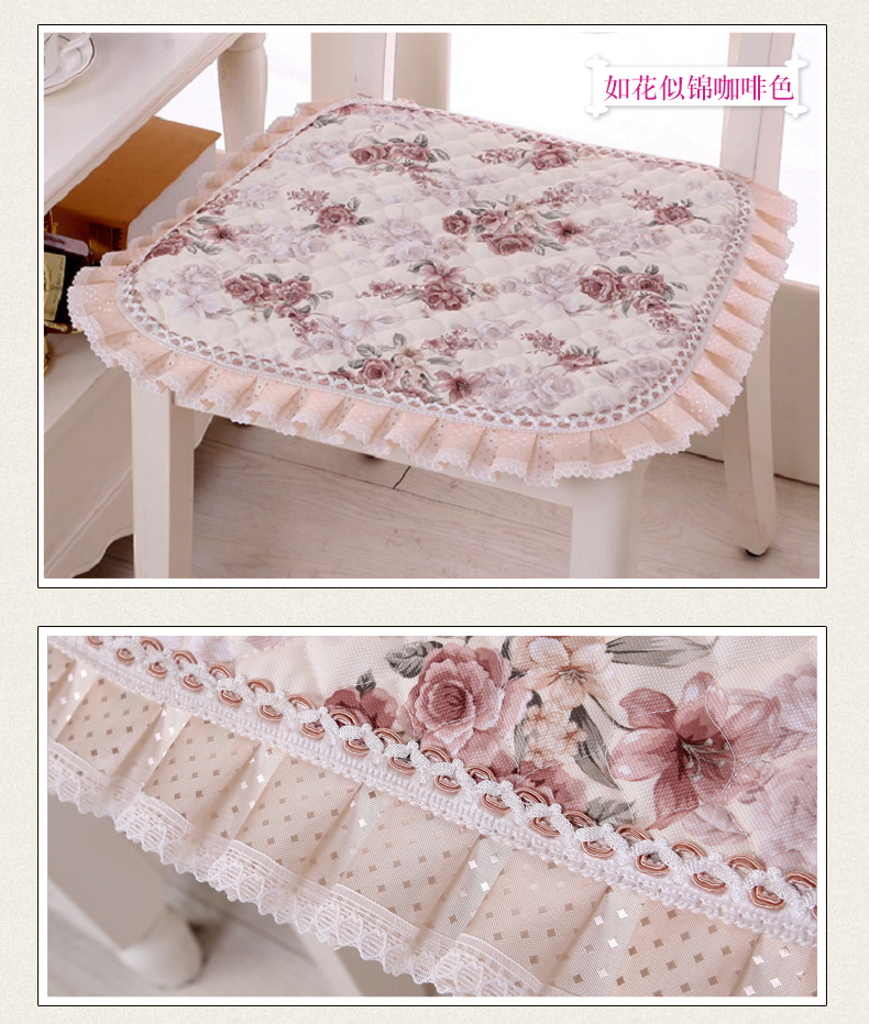 Wen Tình yêu Dòng châu Âu ghế đệm pad đệm dày ghế văn phòng đệm pad sinh viên đệm ghế - Ghế đệm / đệm Sofa mút sofa