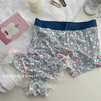 Милый кролик для друга, нижнее белье для влюбленных, антибактериальные дышащие кружевные штаны, свинья