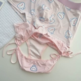 Милый кролик, нижнее белье для влюбленных, штаны, хлопковые трусы, средняя посадка