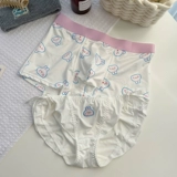 Милый кролик, нижнее белье для влюбленных, штаны, хлопковые трусы, средняя посадка