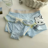 Hello Kitty, нижнее белье для влюбленных, сексуальные мультяшные милые хлопковые штаны
