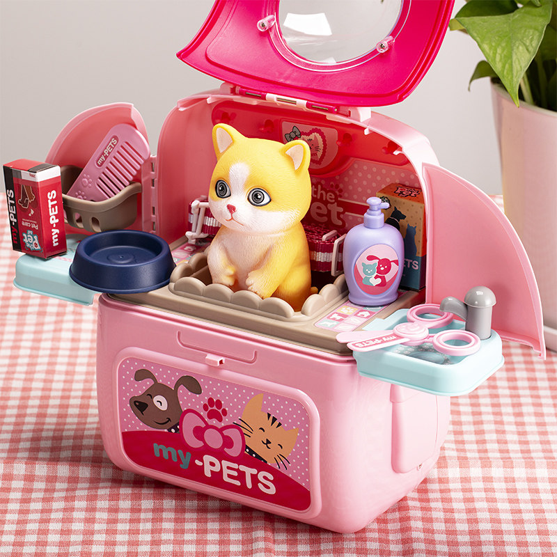 Children's toy Pet Backpack Emulation Animal Kitty Puppies Baby School Bag Girl's Home Christmas Gift-Taobao