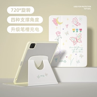 [720 градусов Вращающаяся акриловая задница √ анти -покрытая толщина 3 мм √ с ручкой канавки] Красочная линия бабочка