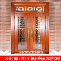 Custom zinc alloy anti-theft door into the home security household villa folio mother and child door into the home ventilation single door garage