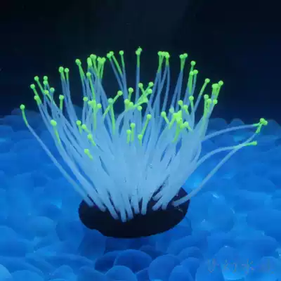 New underwater world ornaments simulation luminous software coral sea urchin sea anemone fish tank landscaping decorations