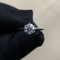 80 points FG color SI clarity EX cut natural diamond ring 18K gold diamond ring wedding ring can be customized