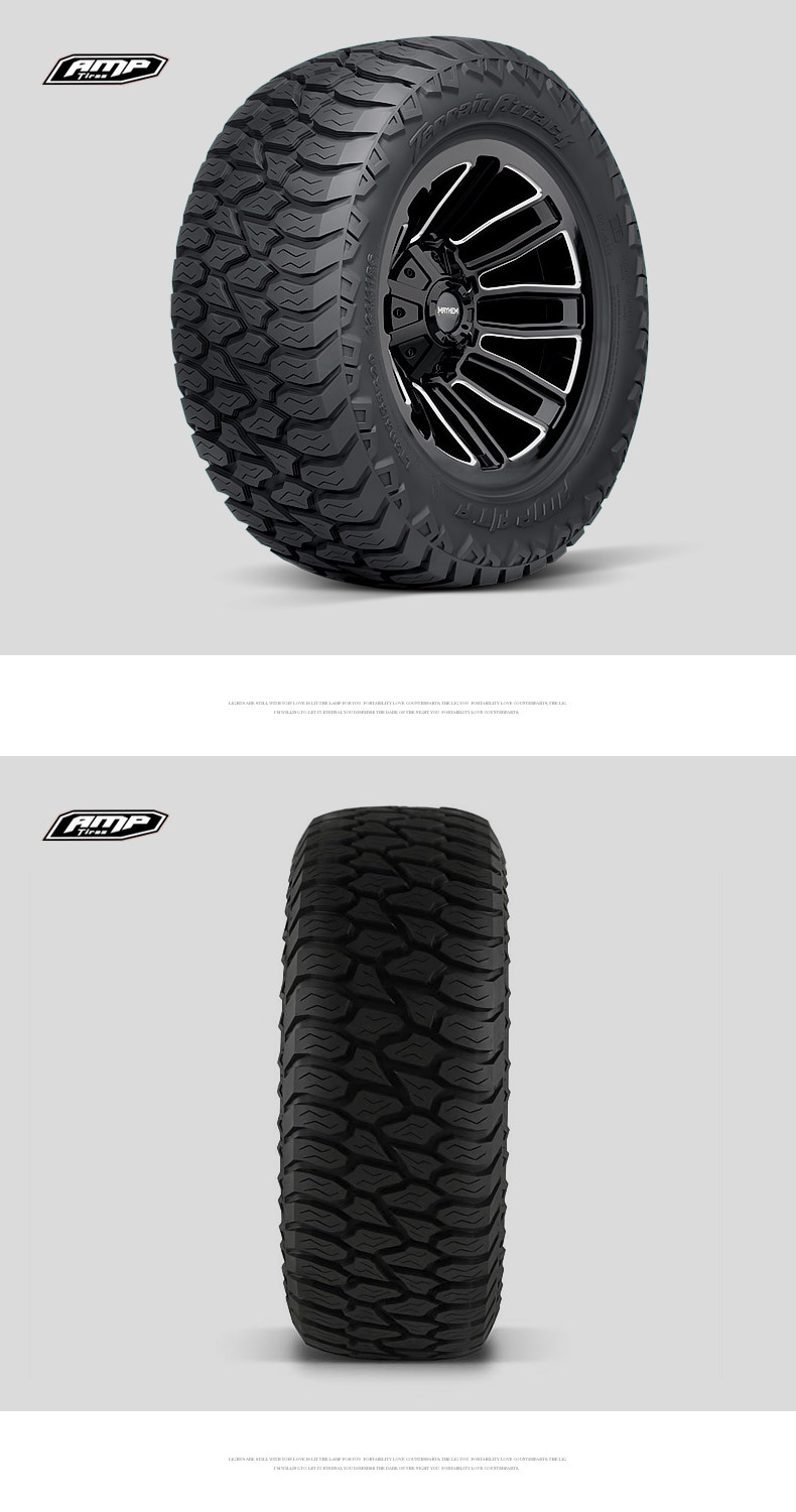 AMP all-terrain off-road tire 35*12.5R20 37*12.5R20 TANTU Raptor Wrangler Toulouse