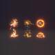 Unity Cartoon Magic Skill Special Effects Stylized Element Splash Package Vol11.3