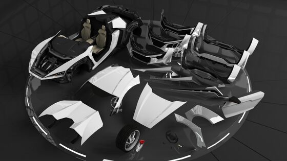 Unity Detachable Sports Car Model with Interior Assembly and Disassembly for Display and Exhibition Cars 4 -Sport 1