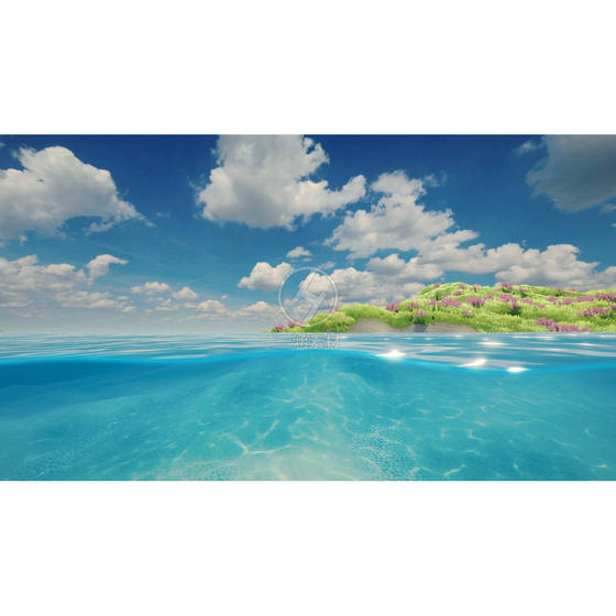Unity Urp Underwater Water Surface Material Rendering Effect Shader Water 2 1.2.5