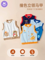 Хлопковая майка, детский осенний жилет, в западном стиле