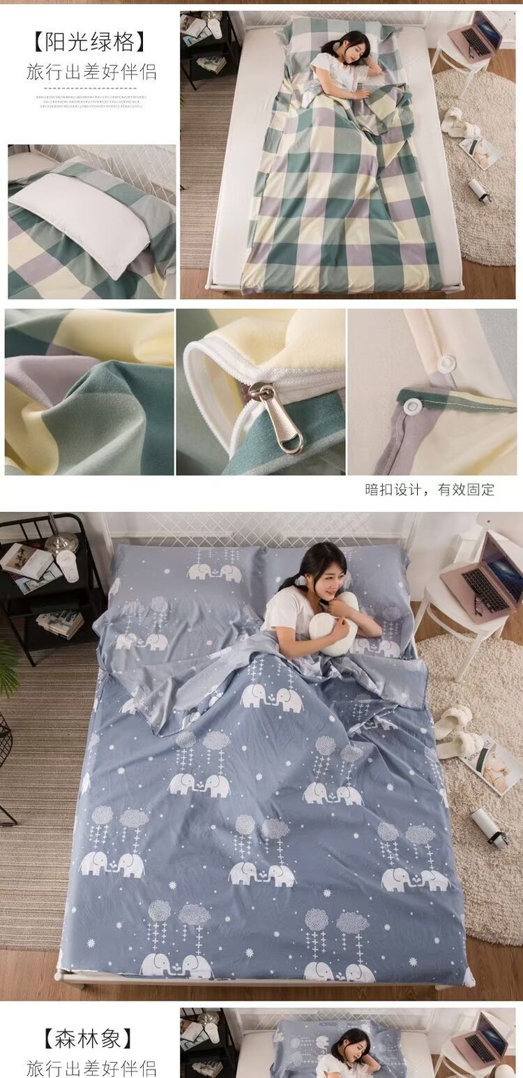 Khách sạn du lịch trên túi ngủ bẩn dành cho người lớn trong nhà túi ngủ cho học sinh tiểu học