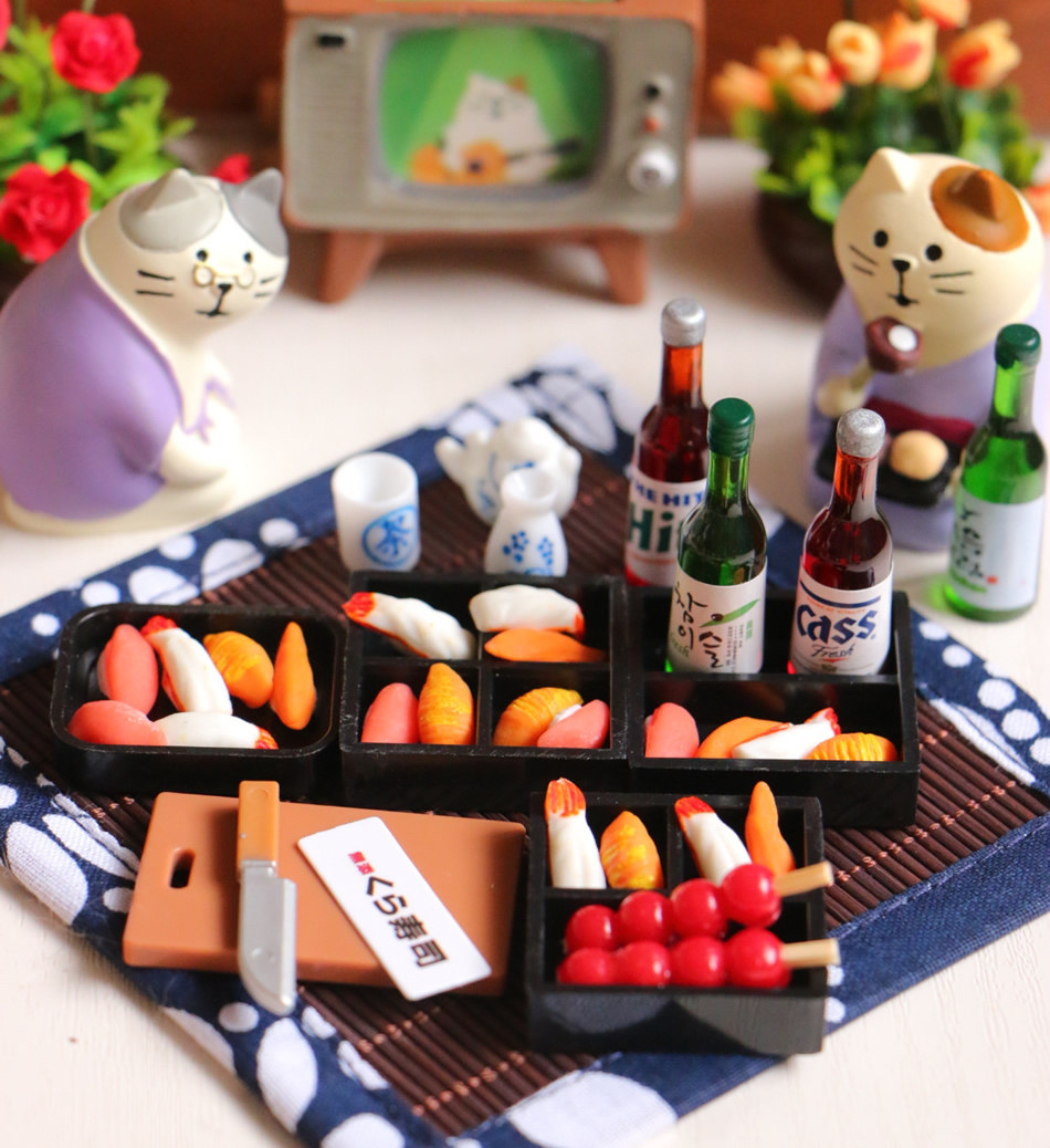 Riddle*store ~ DollHouse mini food to play ~ Mini sushi will be ~ bullish on the size and take another
