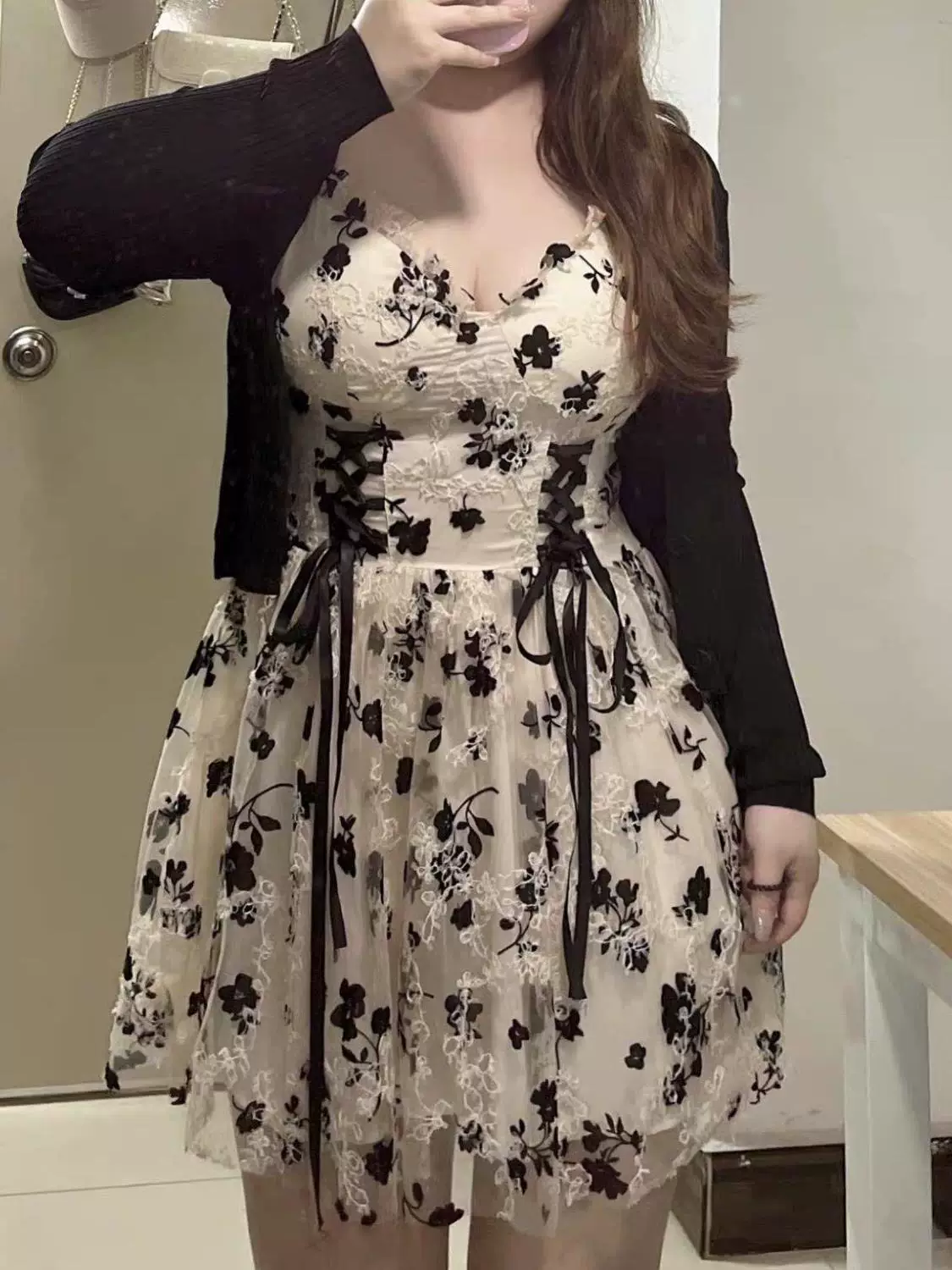 Летний кружевной пояс, подтяжки, брендовый slips dress, плюс размер, цветочек