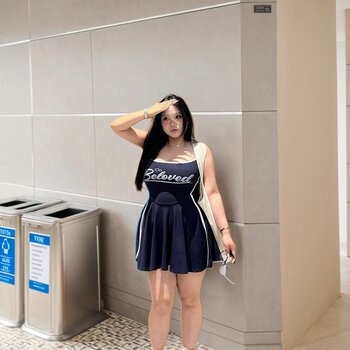 Plus Size 150kg American-Style Sporty Hot Girl Slimming Waist-Cinching Strap Fashion Summer Dress for Chubby Girls