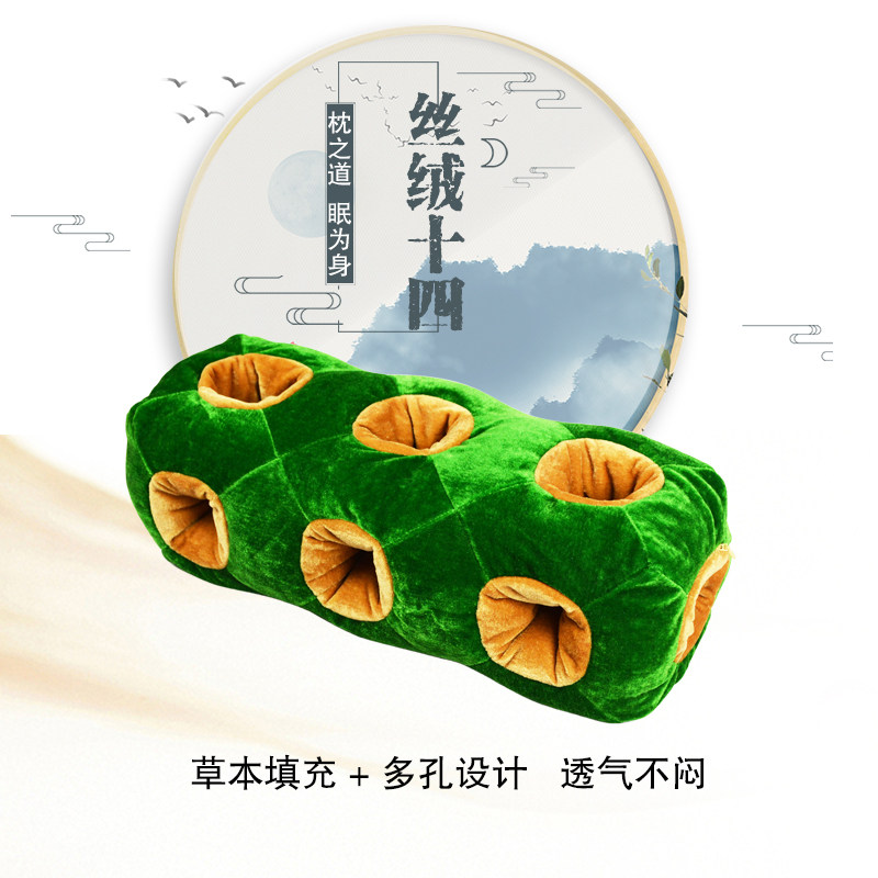 liuhetai traditional buckwheat cassia seed pillow core supports cervical vertebra pillow adult pillow does not press ears healthy pillow
