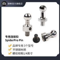 SpiderPro Black Widow Pin Stainless Steel Connection buckle Single-mount camera Waist hanging accessory