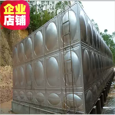 Square water tank insulation stainless steel cube assembly life custom pressure construction site Round Square fire water tank