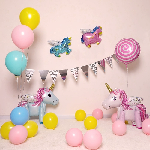 Детское вечернее платье, мультяшная пони, воздушный шар