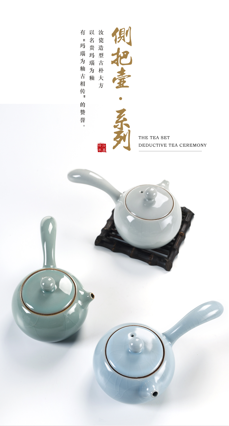 Beauty cabinet home side of your up teapot kung fu tea set on the ceramics up with a pot of two cups of a teapot