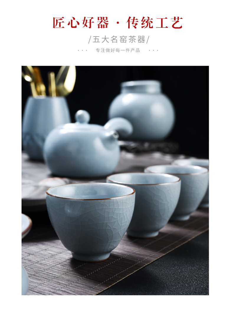 Kung fu tea masters cup your up with azure beautiful pavilion open tea cups porcelain sample tea cup, single CPU small bowl