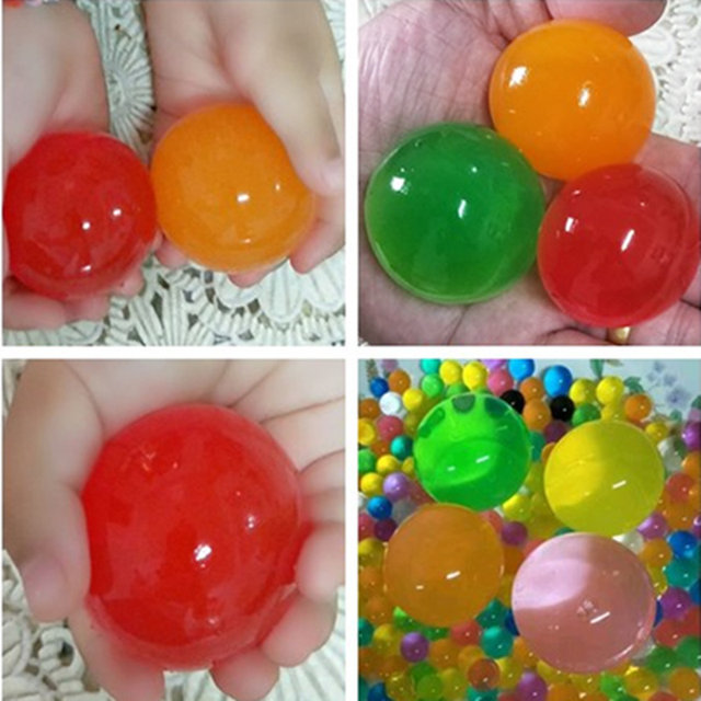 Overlord beads Super large water-absorbing ball bubble big beads water baby toy SpongeBob SquarePants crystal mud ocean ball dragon beads