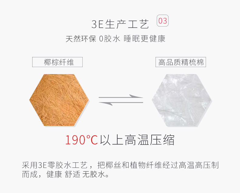 dừa tự nhiên cọ cọ nệm 1.5m1.8m giường cứng cứng và mềm latex nền kinh tế kép tatami có thể được tùy chỉnh - Nệm nệm cao su non american
