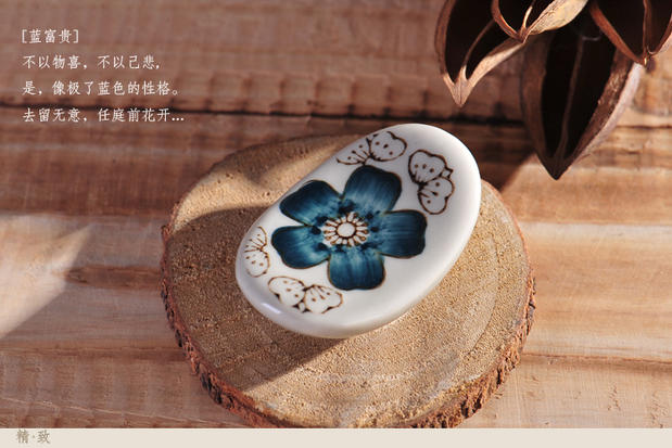 Trải qua màu sắc Bộ đồ gốm sứ Nhật Bản zakka sứ gốm đũa đũa đũa đũa - Đồ ăn tối dĩa ăn