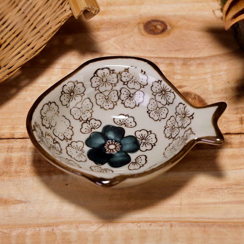 Fashion creative little dish plate ceramic Japanese Korean express little fish sauce dish vinegar dish of soy sauce flavor dishes