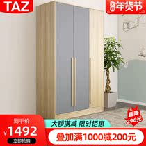 Nordic modern childrens wardrobe small apartment simple assembly two two three four door youth bedroom storage large wardrobe