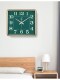 Square Clock Wall Clock Living Room Clock Wall-Mounted New Model Home Bedroom Silent Quartz Clock Modern Simple and Stylish