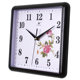 Square Clock Wall Clock for Living Room, Stylish and Simple, Silent Bedroom Home Use, Personalized Quartz Clock Wall Hanging