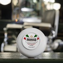 Italian Proraso Oatmeal Green Tea Shaving Soap Mens Manual Wet Shaving Cream Hypoallergenic 150ML