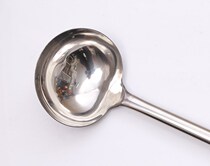 Household stir-fry spoon Canteen stir-fry spoon thickened chefs big spoon Porridge spoon Stainless steel long handle horse spoon Large soup spoon