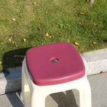 Home plastic high stool 40cm household four-legged square stool thickened adult half-height bench can be superimposed on the student stool