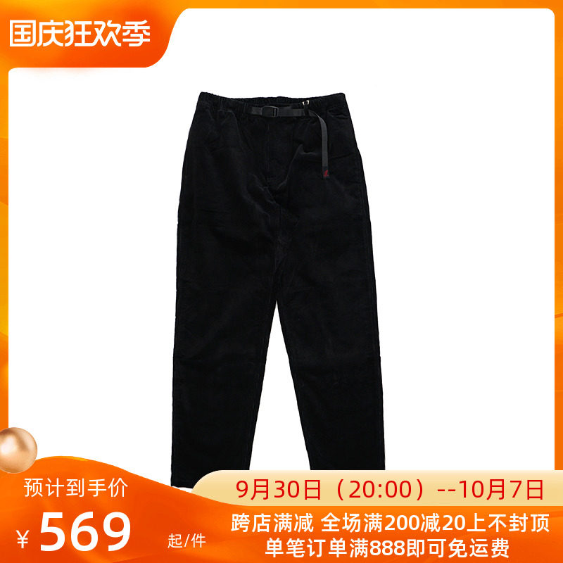 GRAMICCI CORDUROY GRAMICCI PANTS Corduroy Loose Tapered Trousers Casual Trousers