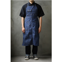 Japan orslow DENIM APRON (UNISEX) Tooling denim apron bib made in Japan