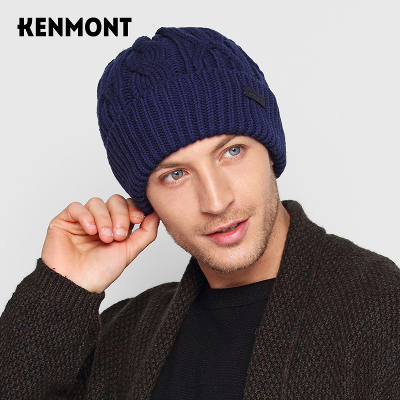 Carmon Men's Hair New Warm Wool Cap Casual Fashion Outbound Cap Cap Foldable