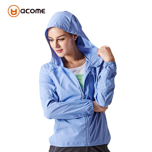 Acome 阿珂姆 轻薄款户外防泼水防晒连帽夹克 优惠券折后￥99包邮（￥129-30）男女款多色可选