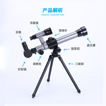 Professional Children Astronomical Telescope High Definition High Times Single Cylinder Telescope Boy Girl Special Small Portable Outdoor