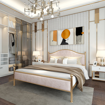 Nordic in Ferrane Bed 1 8m master bedroom with luxury and simple iron frame bed 1 5 m single small family type