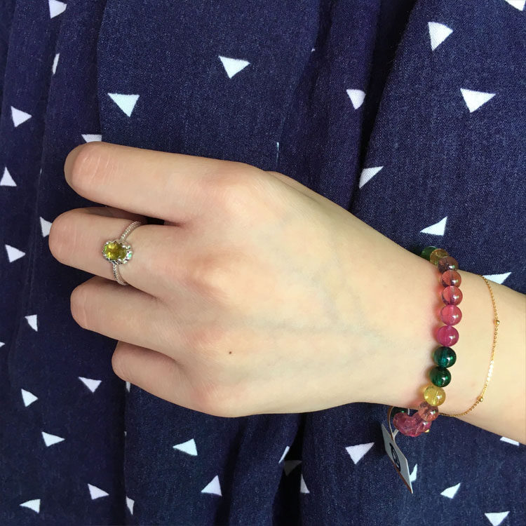 Bague Femme OTHER   en Cristal naturel pierre semi-precieuse - Ref 3086724 Image 3