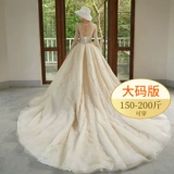 Свадебное платье, лонгслив, звездное небо для невесты, большой размер, 2020, новая коллекция