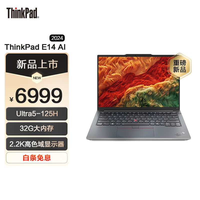 ThinkPad E14 Ai 2024 E14 Ai 2024Ultra5-125H/Business Office Notebook